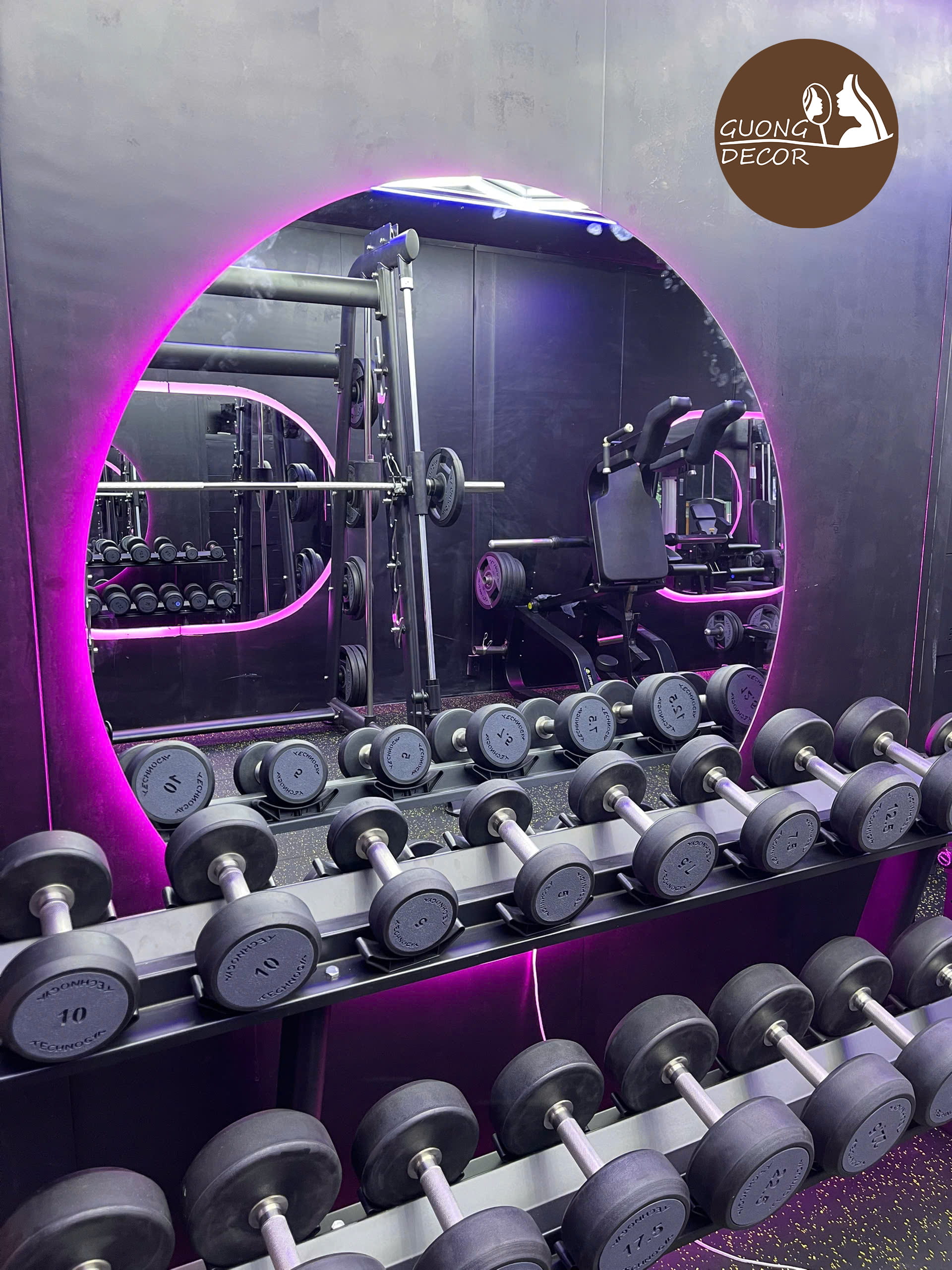 Gương phòng gym, yoga