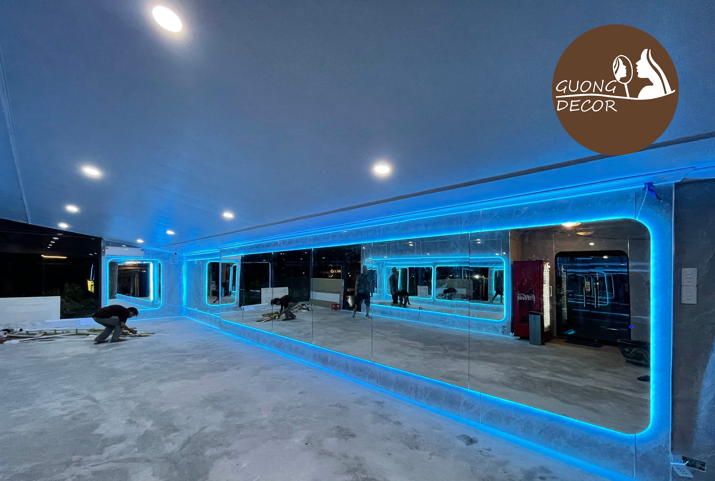 Gương phòng gym, yoga